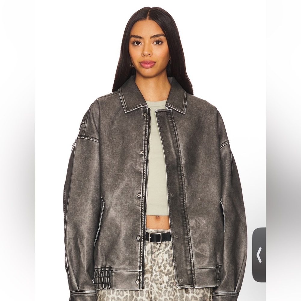 Lioness Black Bomber Jacket